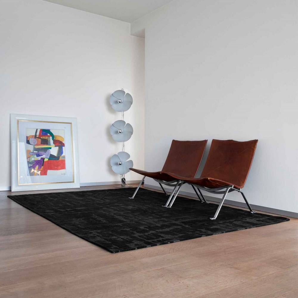 Structures Baobab Rug 9200 in Black Water